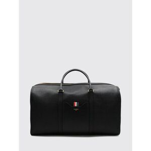 Grained Calfskin Leather Travel Bag Thom Browne With Removable Strap